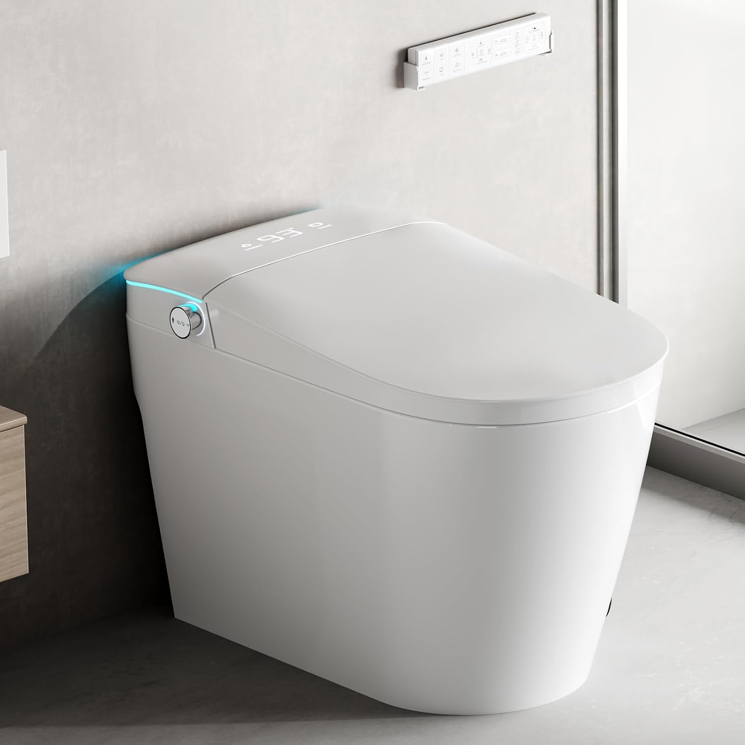 Smart Toilet with Bidet Built in