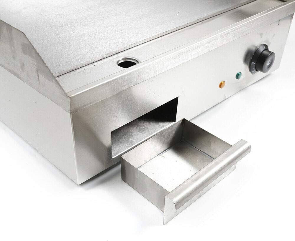Electric Griddle Flat Cooktop Commercial Restaurant Grill BBQ Machine (Teppanyaki scoop machine)
