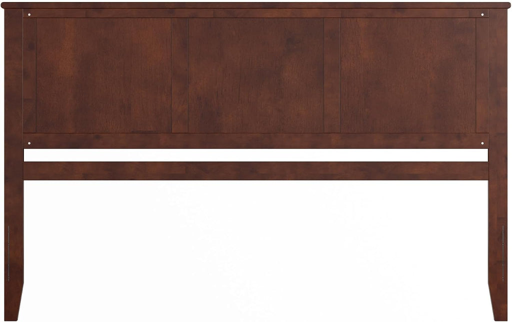 AFI, Madison King Solid Wood Panel Headboard, Walnut