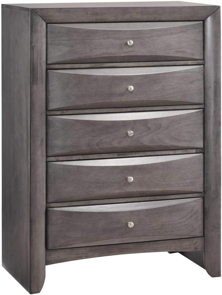 Picket House Furnishings Madison King 3 Piece Bedroom Set in Gray
