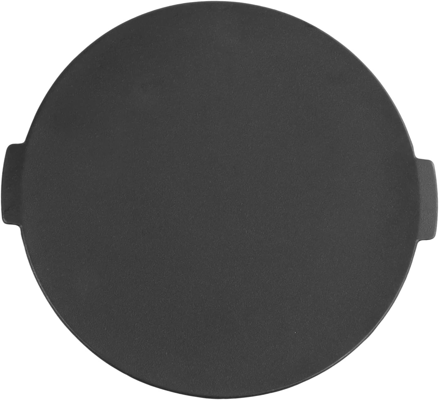 BBQ Grill Pan Smokeless Heat Resistant Cast Iron Round BBQ Griddle for Indoor and Outdoor Camping and Barbecue Parties