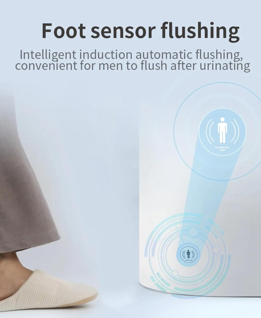Homary Modern Smart Toilet, One-Piece Elongated Intelligent Bidet Toilet with Auto Flush, Heated Seat, Warm Water, Self Cleaning, Foot Sensor Flush, Tankless Design, LED Night Light