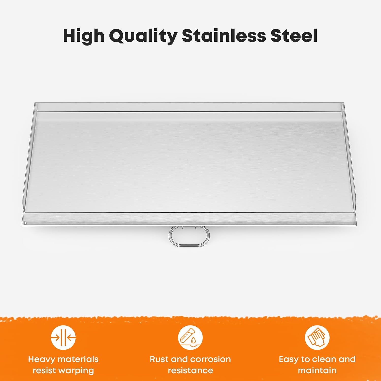 Stanbroil Fry Griddle for Camp Chef Stove, 16 in. x 37 in. Stainless Steel Flat Top Griddle, 3 Burner 16' Cooking Accessories for Camp Chef Tahoe, Expedition 3X, PRO90X