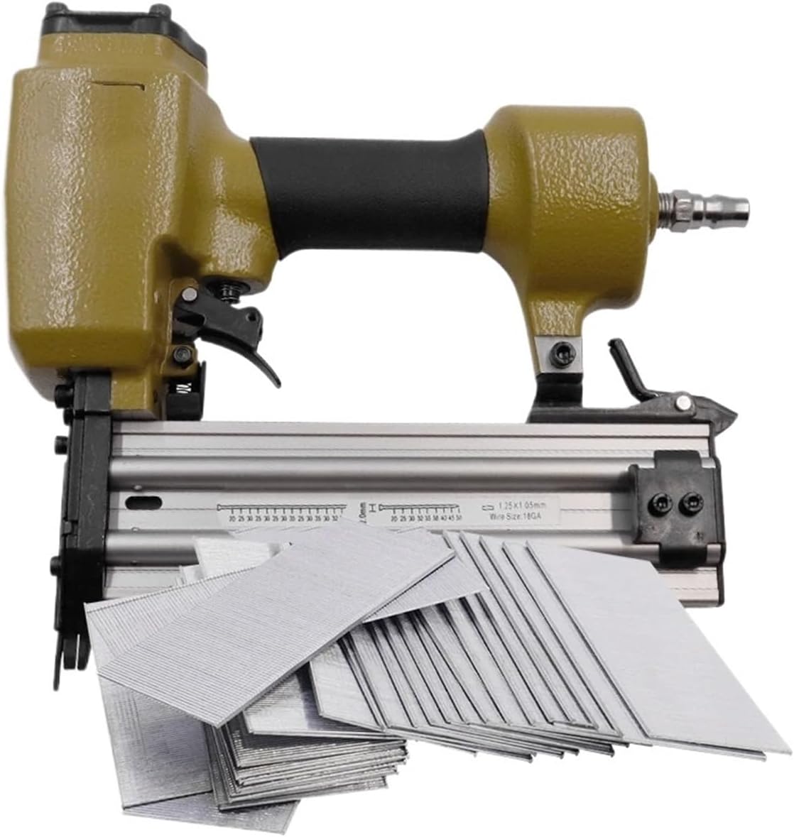 AALLYN Pneumatic Decorative Stapler F50 Air Brad Nailer Pneumatic Framing Nailer Nail Gun Fastener Nail Gun (Color : F50 GP)
