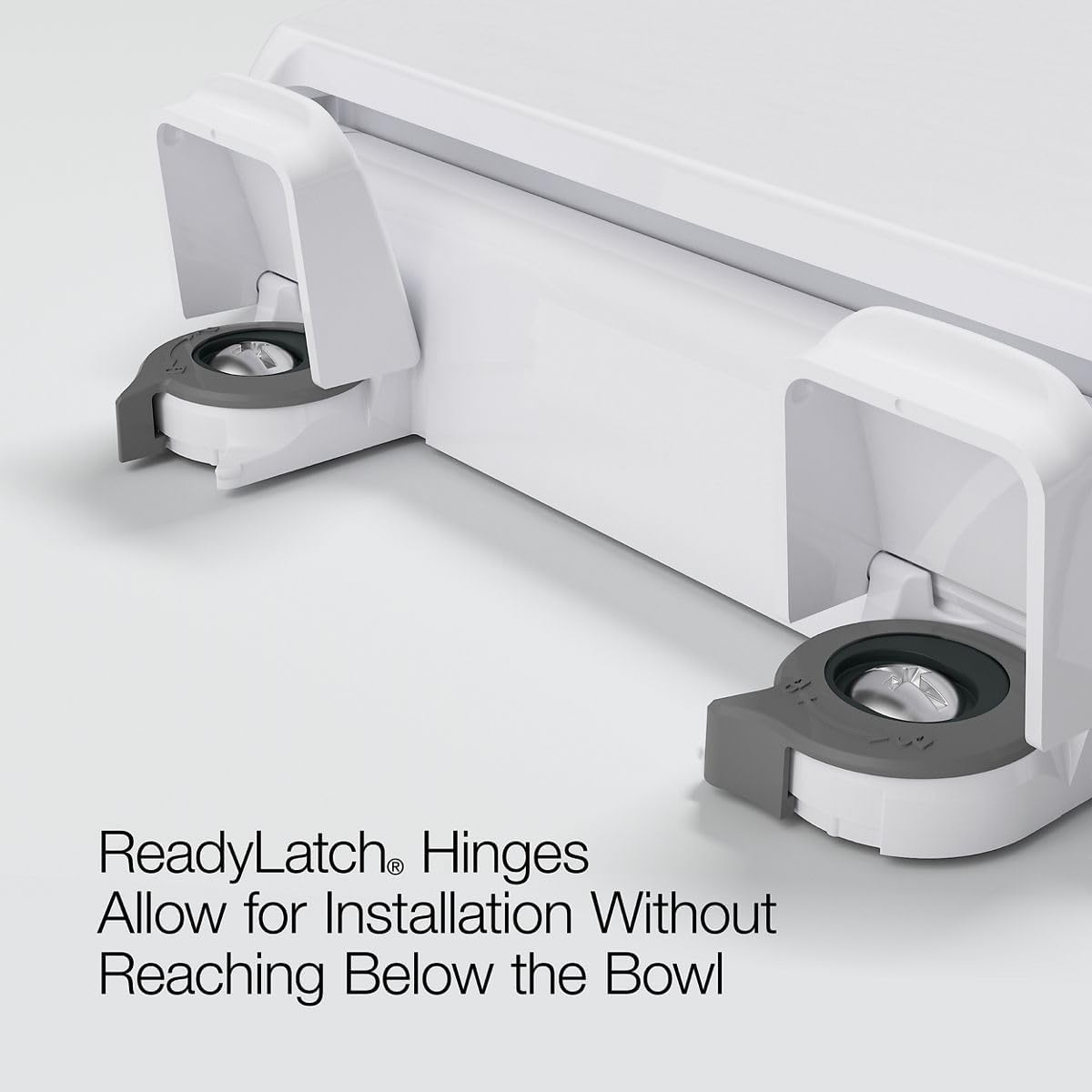 KOHLER 4636-RL-NY Cachet ReadyLatch Elongated Toilet Seat Slow Close, Soft Close Toilet Seat Quiet Lid, Contoured Grip-Tight Bumpers Installation Hardware, Apartment Essentials, Dune (Pack of 2)