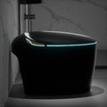 SouNor Modern Smart Toilet with Bidet Heated Seat, Auto Flush,Varied Cleaning Mode,LED Night Light,Auto Open & Soft Close Seat,Warm Air Drying,Black.