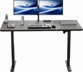 VIVO Electric 60 x 30 inch Stand Up Desk, Height Adjustable, Black Top Black Frame, Home and Office Furniture Sets, DESK-KIT-0B6B