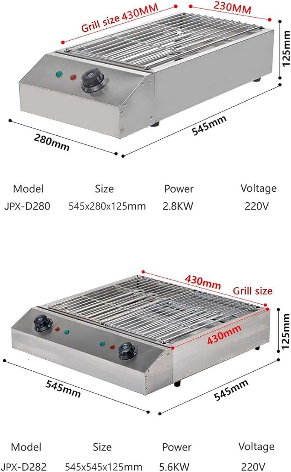 Electric Smokeless Portable BBQ Barbecue Grill Indoor Cooking Grill with Water Filled Drip Tray & Temperature Control-Safe Griddle for Indoor & Kebab Grill(A)