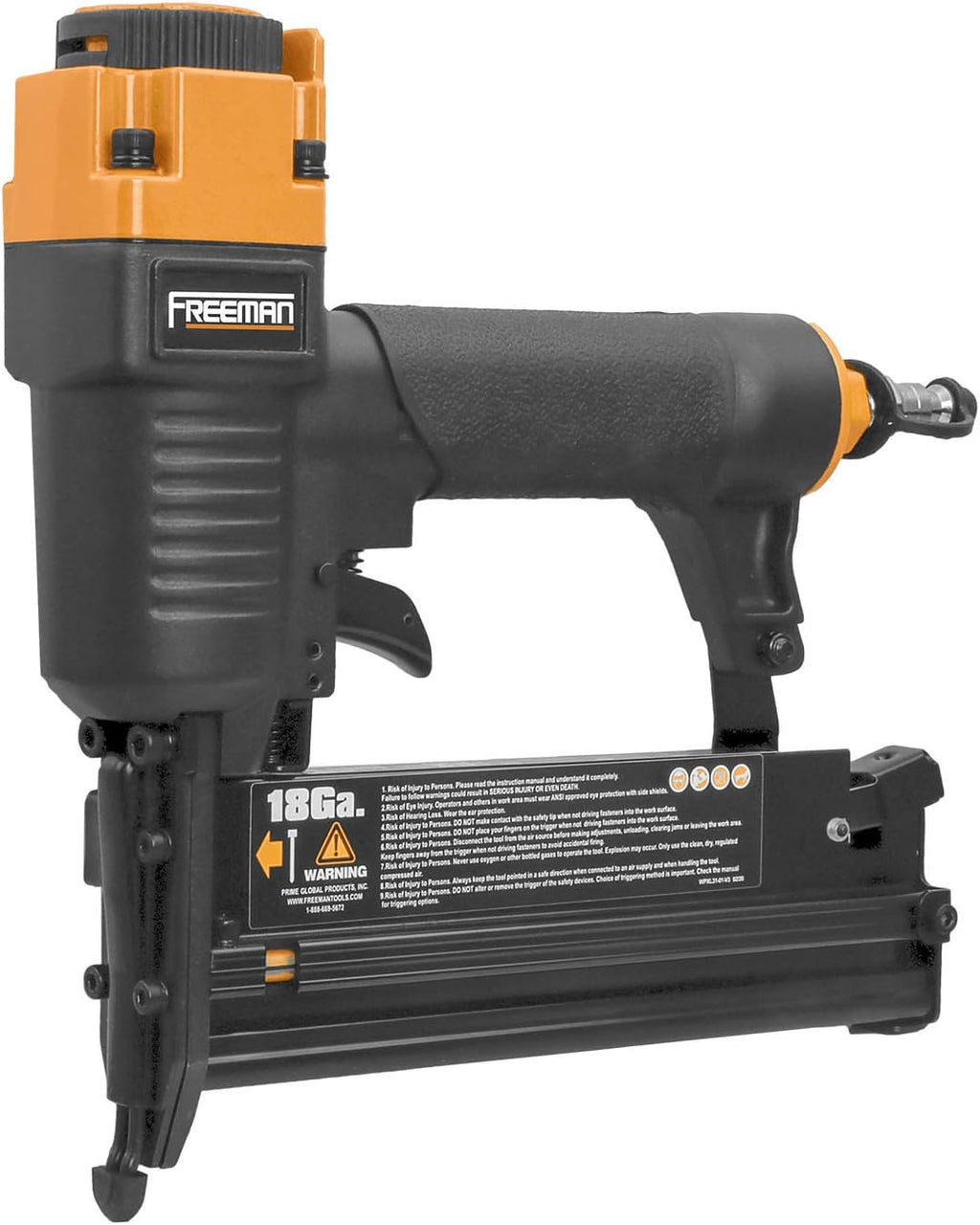 Freeman PE1GCCK 20V Cordless 1 Gallon Air Compressor with 3-in-1 Pneumatic Finish Nailer/Stapler, Battery, Charger, Air Hose, Inflation Accessory Kit and Fasteners (600 Count) – 700 Shots per Charge