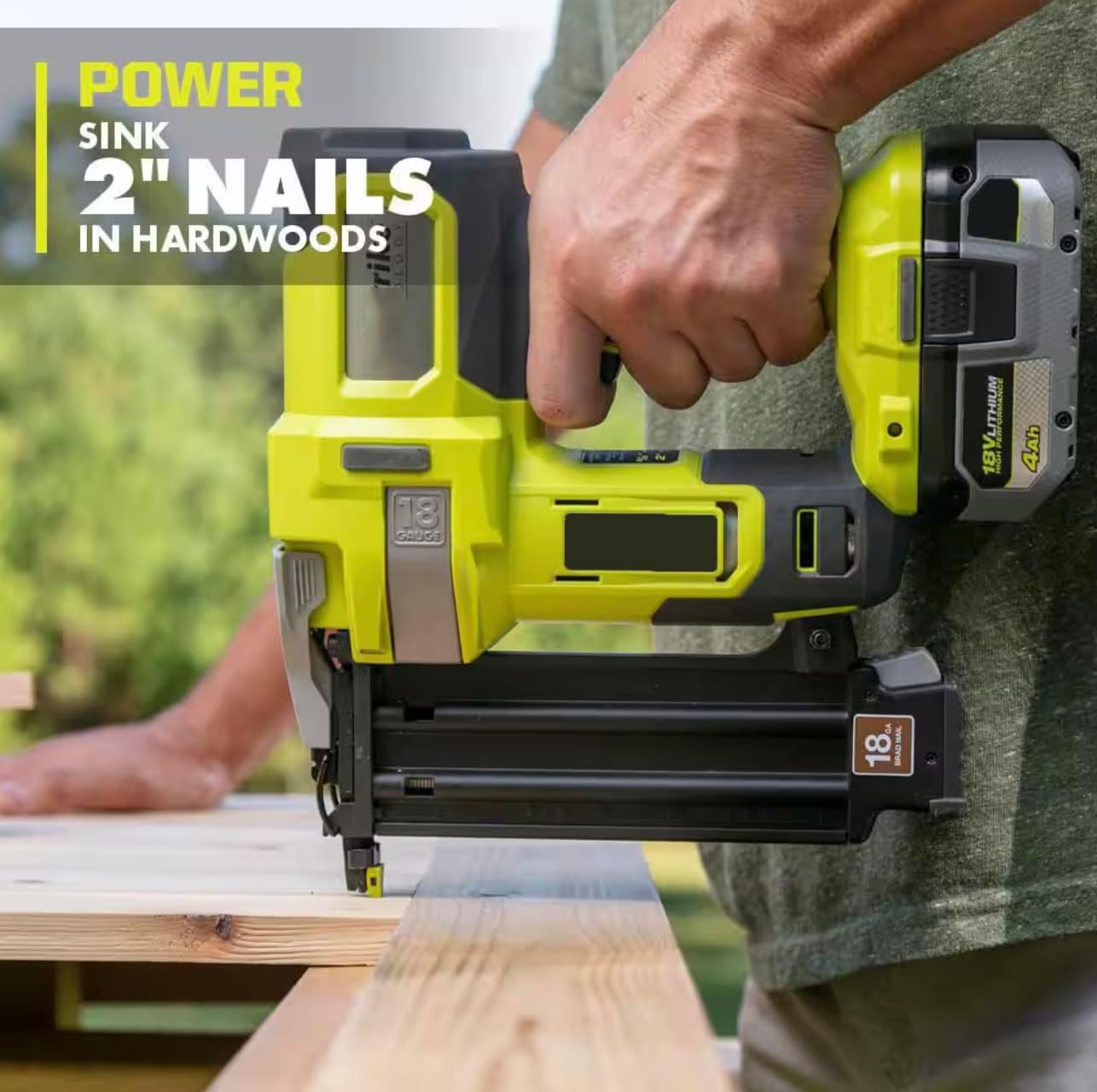 P321-PCL500B Fits for RYOBI 18V 18-Gauge Cordless AirStrike Brad Nailer with 18V Cordless 5 1/2 in. Circular Saw (Tools Only)