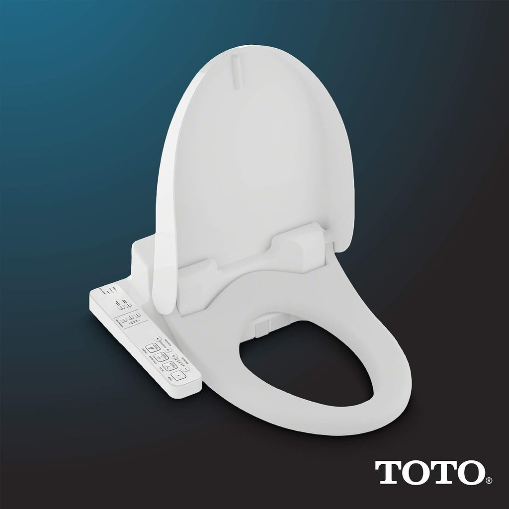 TOTO SW2014#01 A100 WASHLET Electronic Bidet Toilet Seat with SoftClose Lid, Elongated, Cotton White