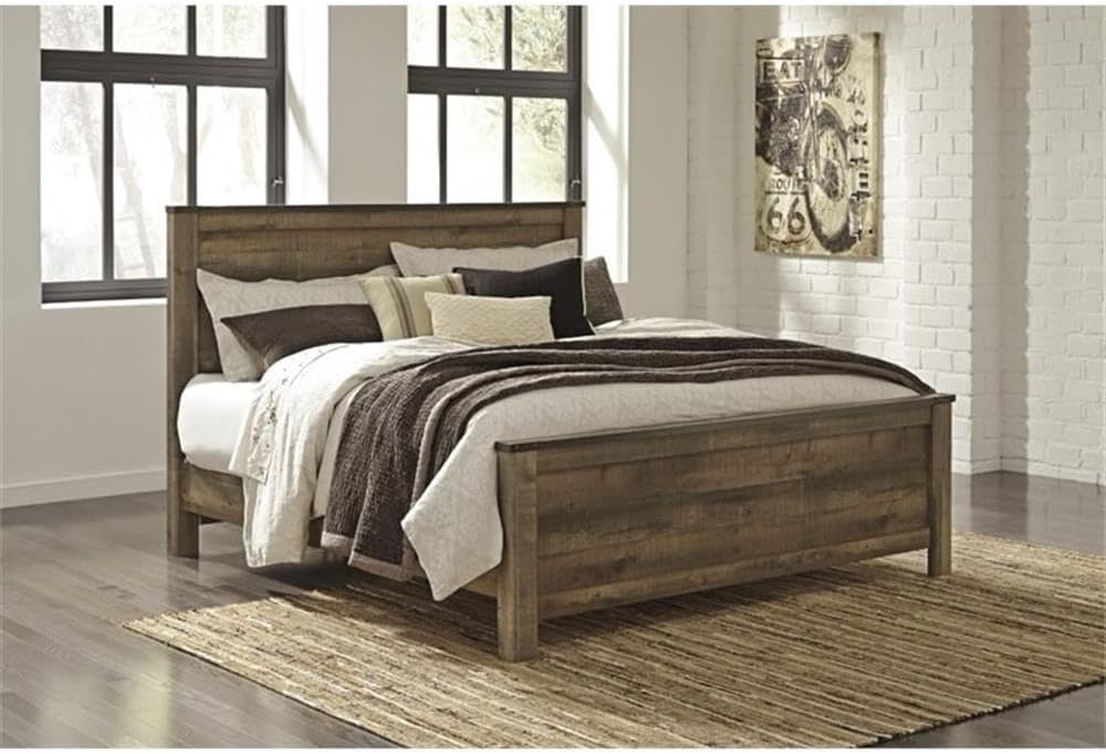 Ashley Furniture Signature Design - Trinell King Panel Footboard - Component Piece - Brown