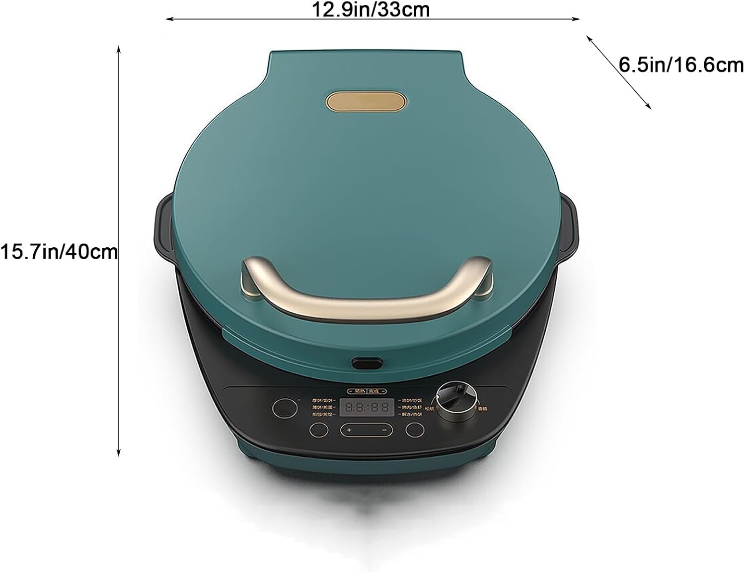 Electric Frying Pan, Electric Skillet, Electric Smokeless Indoor Grill, Removable Electric Griddle, for Steak, Egg Pancake, Heat The Bread