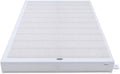 Amazon Basics Smart Box Spring Bed Base, 9-Inch Height Mattress Foundation, Tool-Free Easy Assembly, Metal Frame, Cal King, 83' x 71' x 9', White