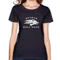 University of Nevada Reno Nevada Wolf Pack Logo Women's Short Sleeve Shirt S Black