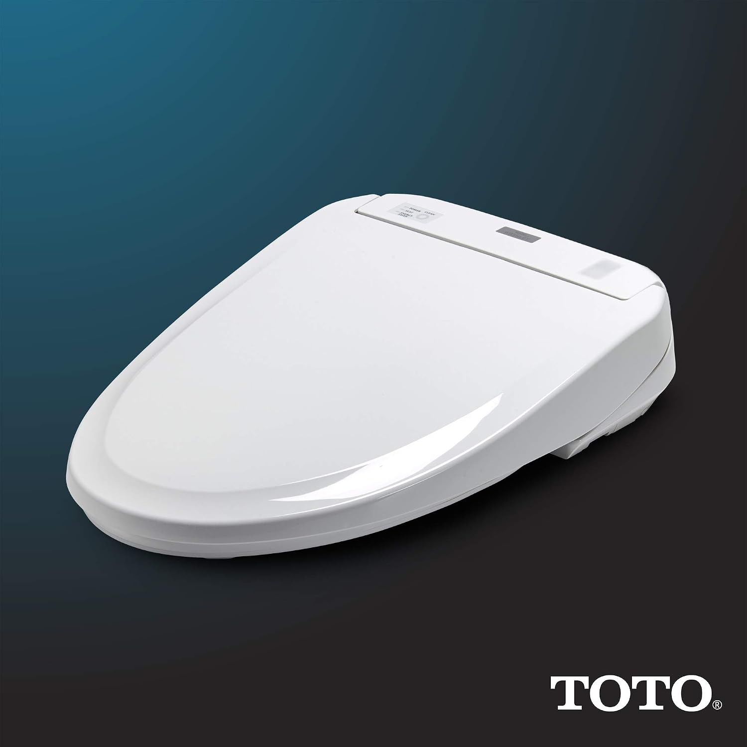 TOTO WASHLET S350e Electronic Bidet Toilet Seat with Auto Open and Close and EWATER+ Cleansing, Round, Cotton White - SW583#01