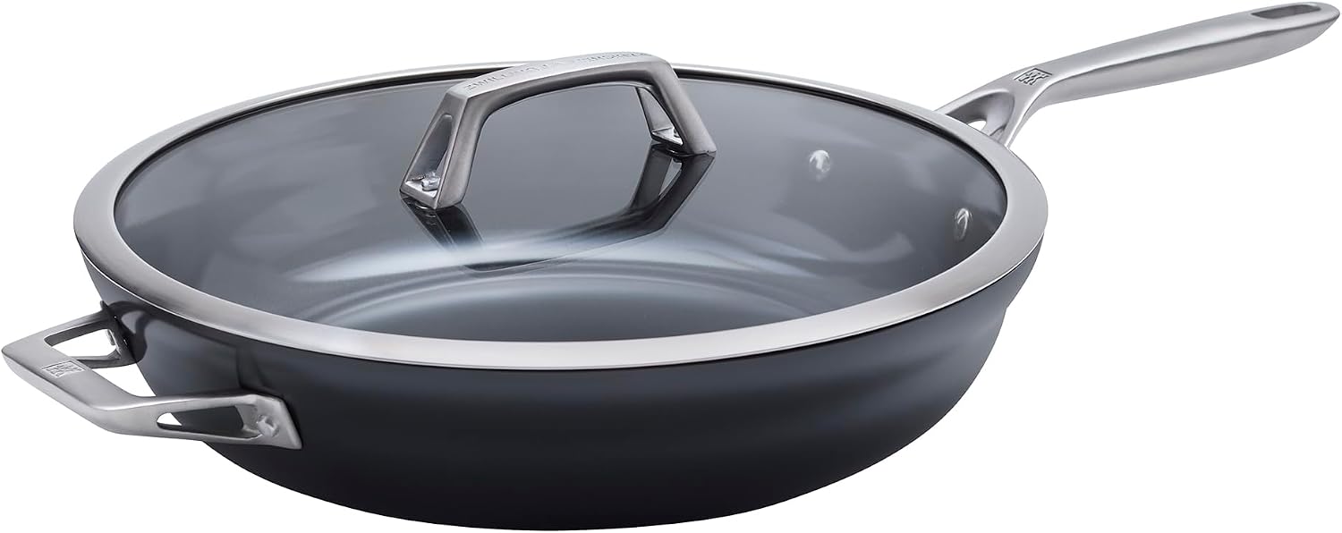 ZWILLING Motion Ceramic Hard Anodized 5-qt Aluminum Nonstick Deep Fryer