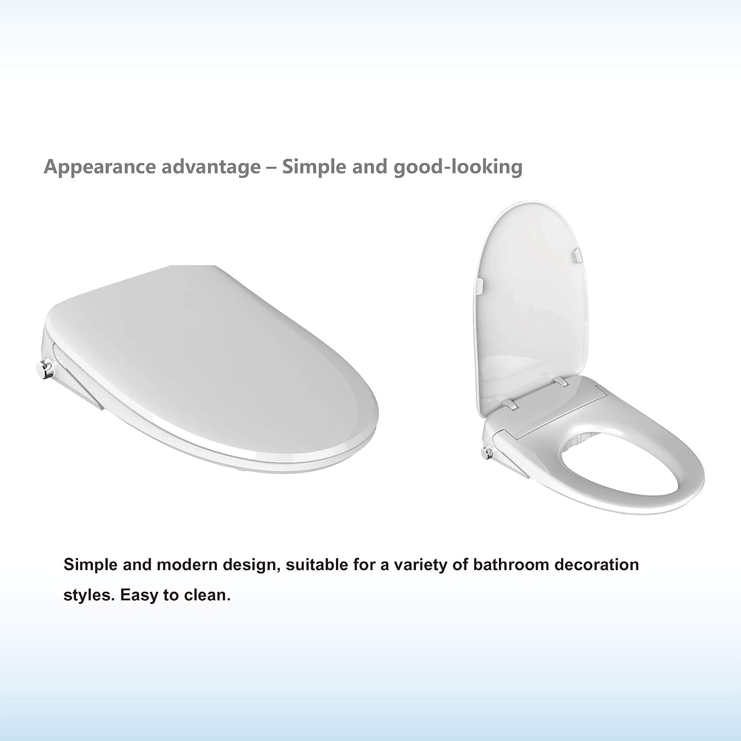 WOODBRIDGE BID-02 Smart Toilet Seat, White