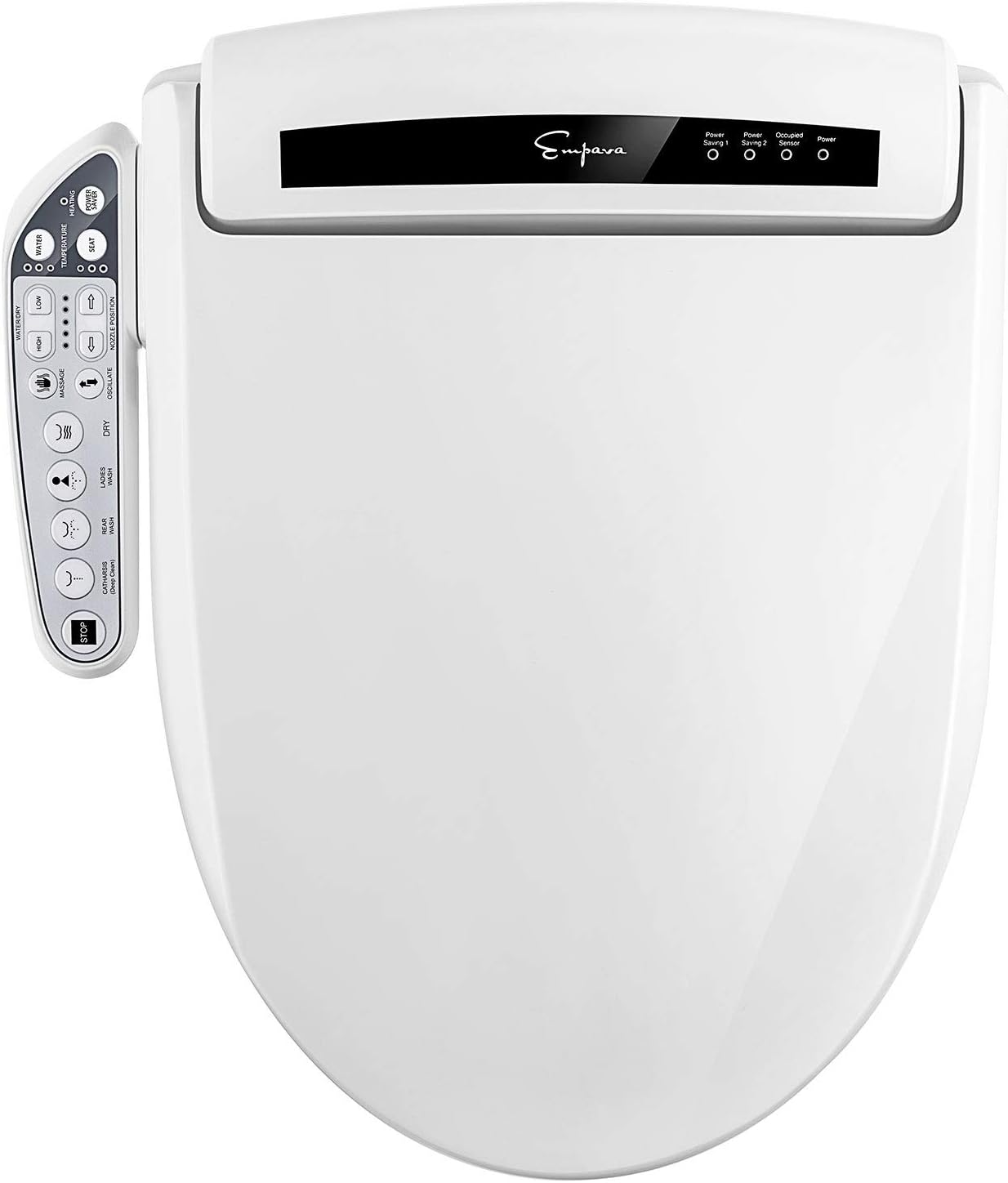 Empava Ultimate Advanced Electric Bidet Seats for Elongated Toilets in White Model 2020