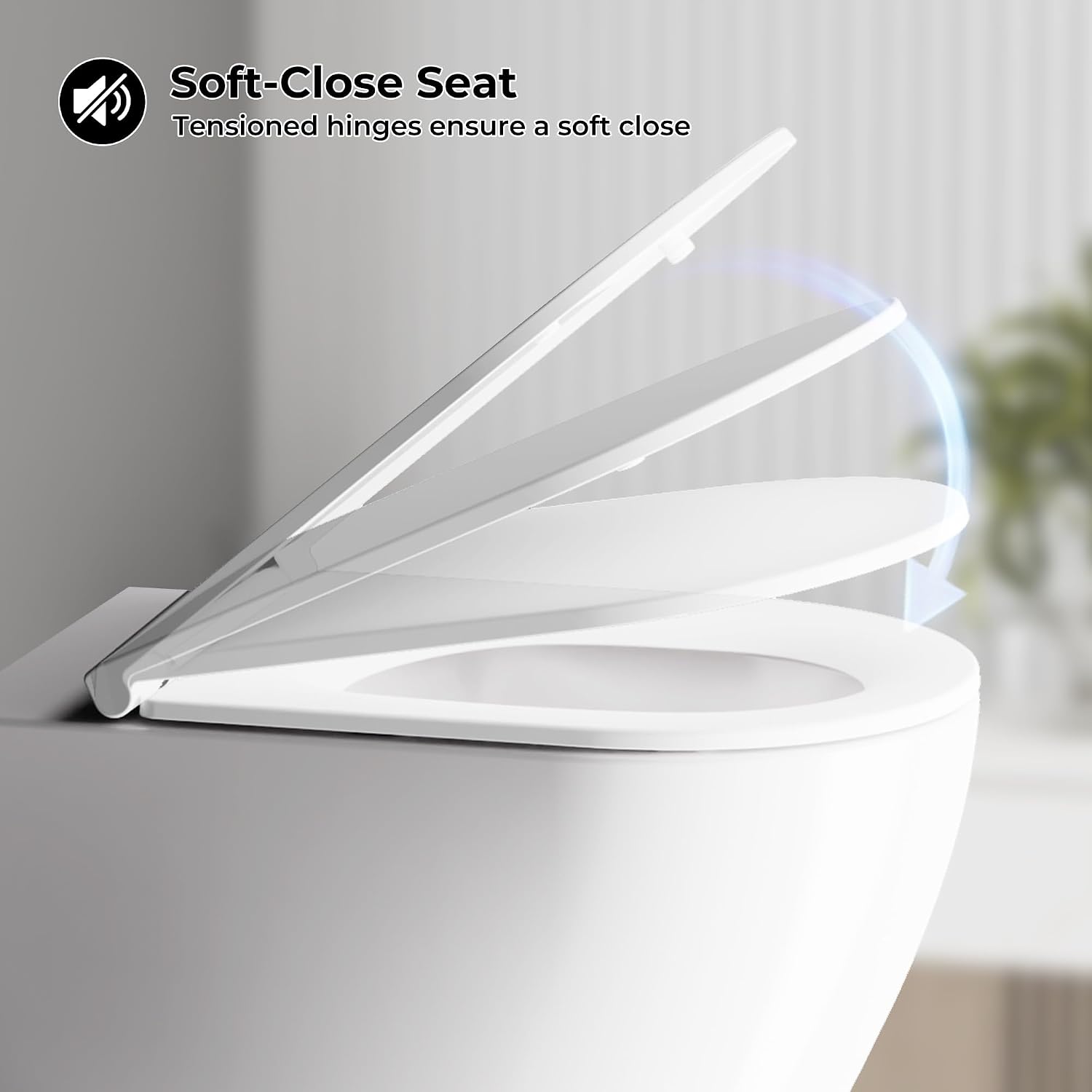 Wall Hung Toilet, Smart Toilet with in-Wall Tank System,One-Piece Bidet Toilet Combo,Heated Seat,Warm Air Dryer,Auto Flush,Space-Saving, Compact, Soft-Close Lid