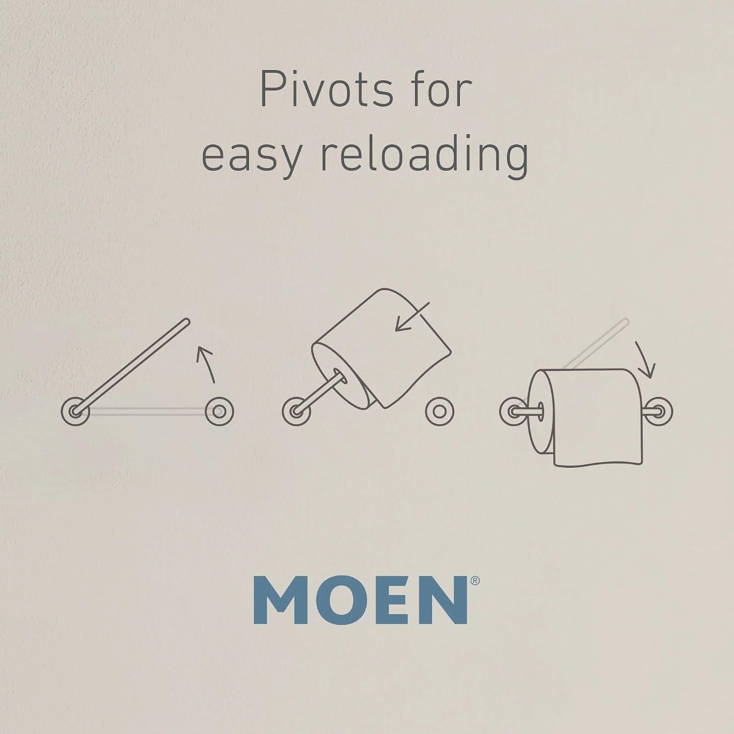 Moen Align Matte Black Accessories Bundle Featuring Modern 24inch Bathroom Towel Bar, Robe Hook, Wall Mounted Double Post Pivoting Toilet Paper Holder, and 9inch Hand-Towel Bar
