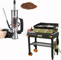 EUTRKei Cordless Electric Smoker, Smoke Tube for Pellet Smoker with Air Pump, Cold or Hot Smoking for Any Grill, Foldable Ninja Grill Stand& Blackstone Griddle Stand for Outdoor