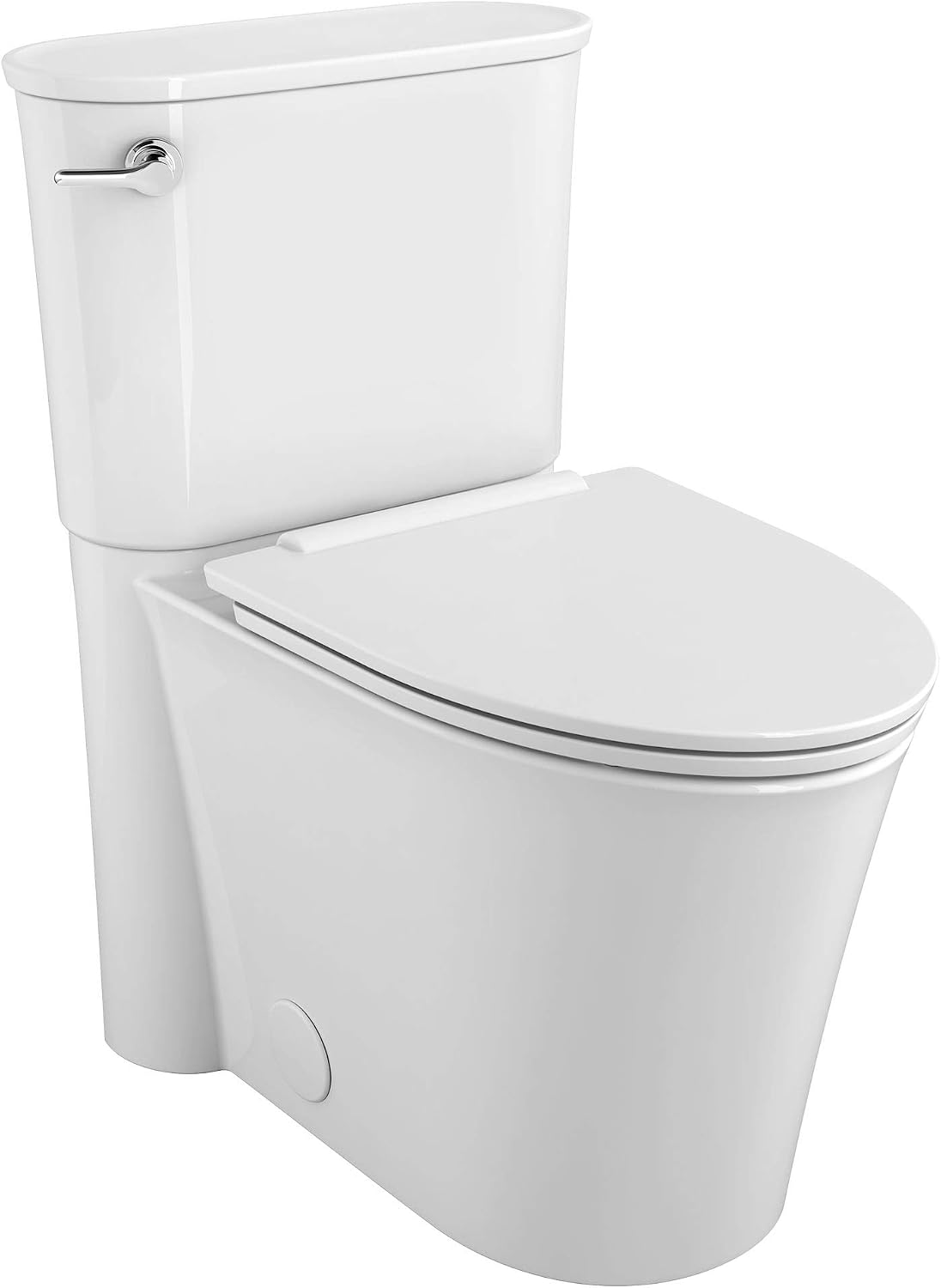 American Standard Studio S Right Height Elongated Toilet with Seat - Left Hand Trip Lever, Water-Saving High-Efficiency Toilet