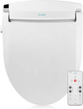 Brondell BL97 Round Swash Electronic Bidet Seat, Fits Round Toilets, White