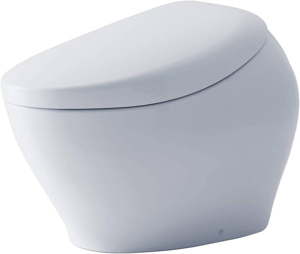 TOTO MS900CUMFG#01 NEOREST NX1 Dual Flush 1.0 or 0.8 GPF Toilet with Integrated Bidet Seat and EWATER+, Cotton White