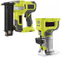 P321-PCL424B Fits for RYOBI 18V 18-Gauge Cordless AirStrike Brad Nailer with Compact Fixed Base Router (Tools Only)