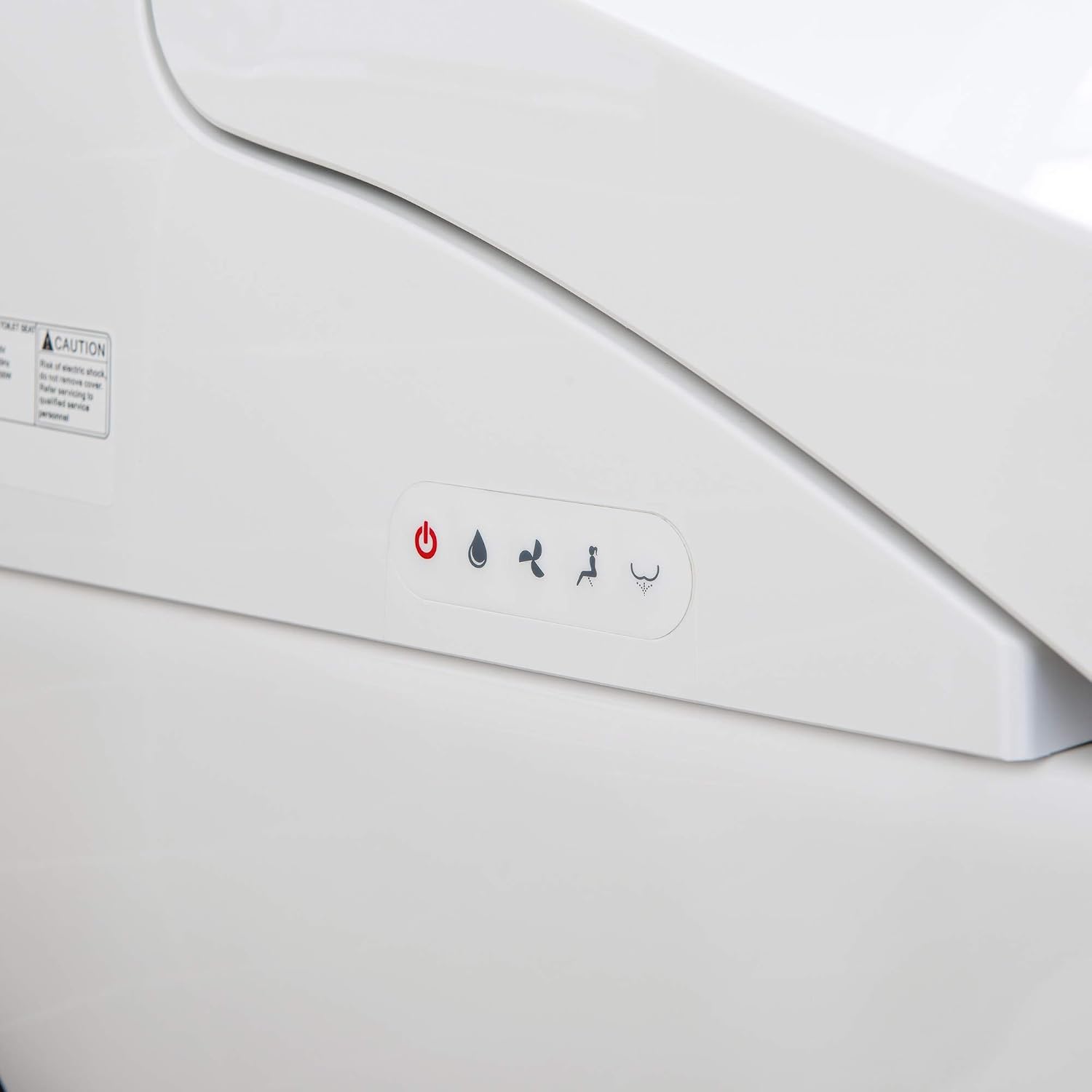 WOODBRIDGE B0960S Auto Flush, Auto Open & Auto Close, 1.28 GPF Single Flush Toilet with Smart Toilet Seat and Wireless Remote Control, Chair Height
