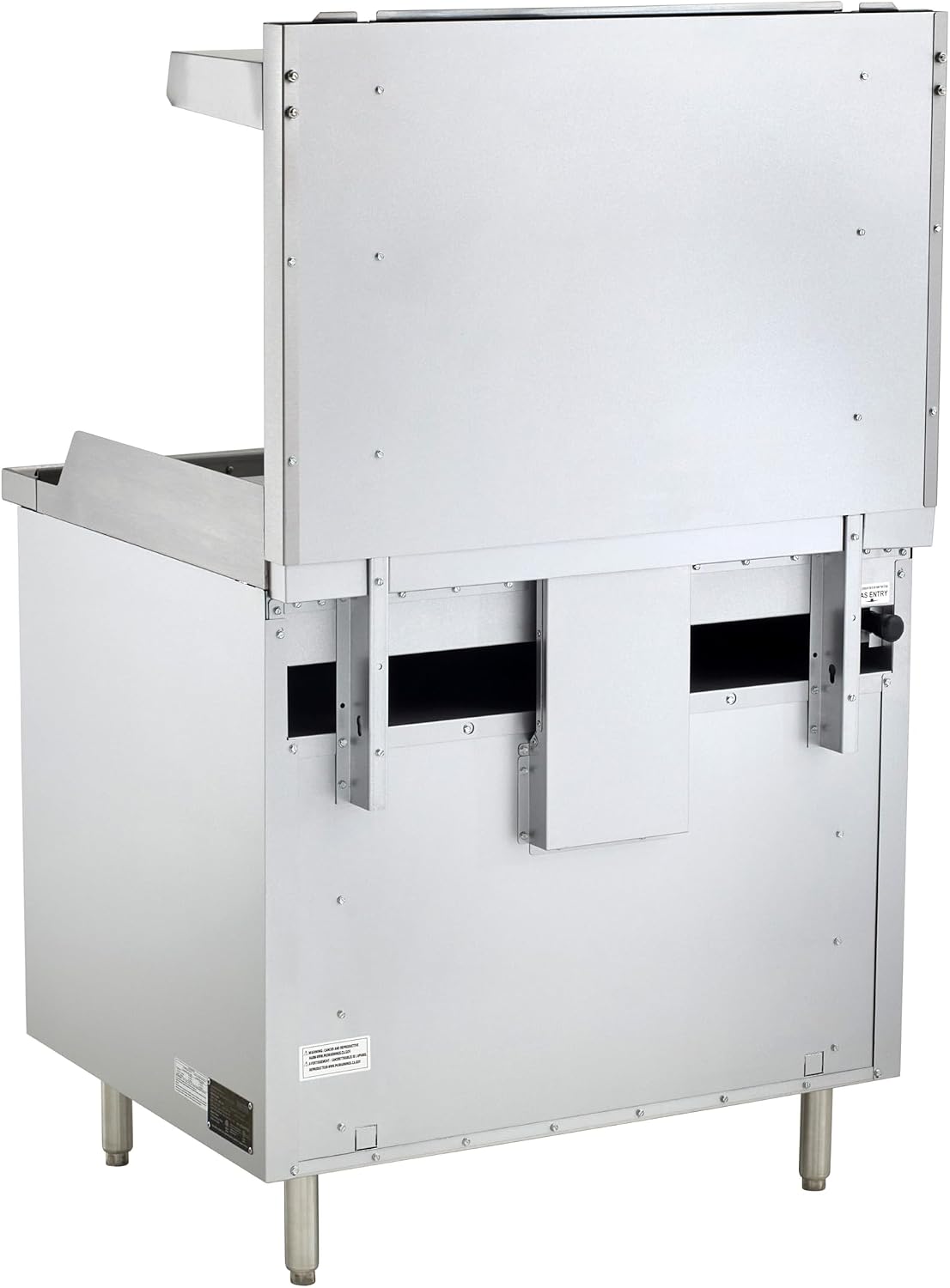 Kratos 36' Wide Commercial Gas Range and Oven, 36' Griddle with Full Sized Oven, 60,000 Total BTU, Stainless Steel Griddle for Restaurants, Natural Gas (29Y-174-NAT)