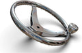 Lewmar 13.5' Powerboat Steering Wheel with PowerGrip Control Knob and 1/2' Nut