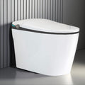SouNor Smart Toilet with Elongated Bidet,Adjusted Heated Seat, Warm Water and Air Dry, Auto Flush Convenient For All Users, White