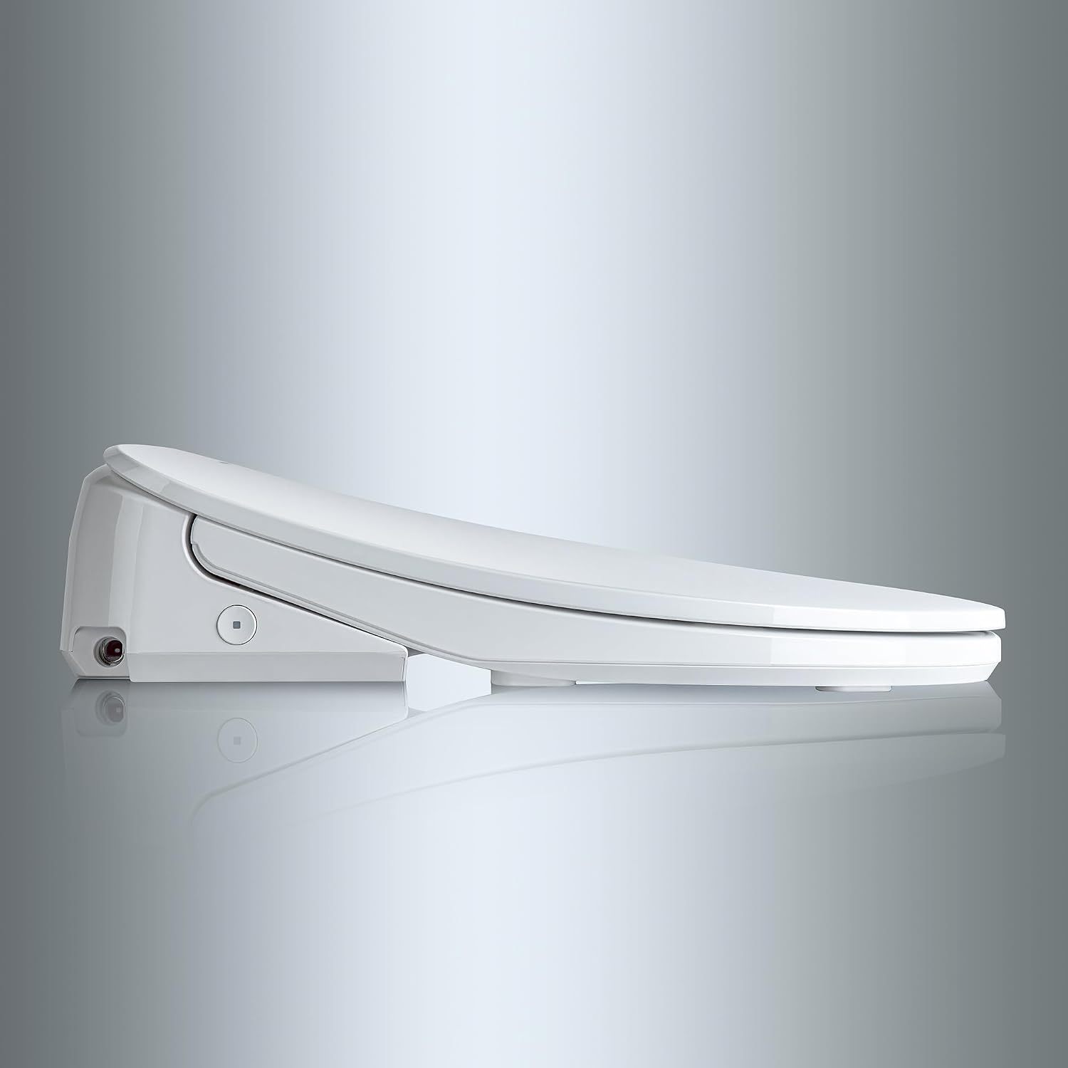 WOODBRIDGE Electronic Bidet Toilet Seat with Auto Open & Close Lid, Child Wash,Air Dryer,Heated seat,Remote Control,Elongated Soft Close, White BID03