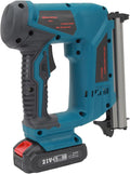 Yunseity Electric Brad Nailer, 100 Nail Capacity, Average 60, Maximum 100 Nails Minute, Lithium Battery x1 (2Ah, for Wood Inlay and Furniture Production, Wiring Boards and Baseboards (US