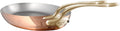 Mauviel M'Heritage 150 B 1.5mm Polished Copper & Stainless Steel 2-Piece Oval Pan Set With Brass Handles, Made in France