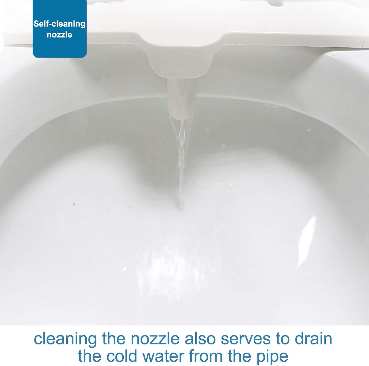 Bidet Toilet seat,Hot&Cold Fresh Water Spray Bidet Left Hand Toilet Seat Attachment with SelfCleaning Nozzles, Water Pressure Control Non Electric Bidet for A Luxurious, Hygienic Bathroom