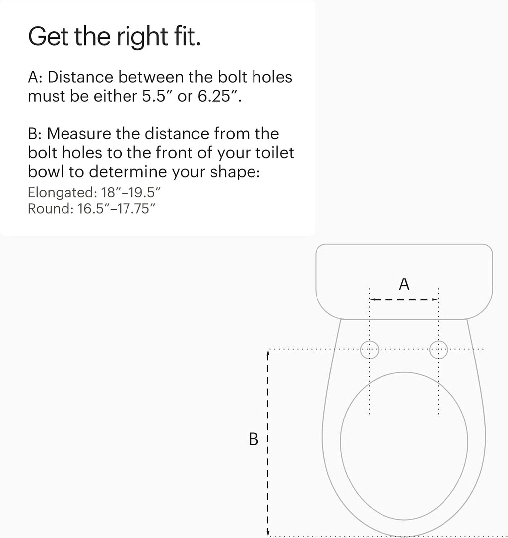 Brondell L60-RW LumaWarm Heated Toilet Seat with Night Light, 3 Temperature Settings, Gentle Close Lid,Easy Installation,Built-In Controls,Round,White