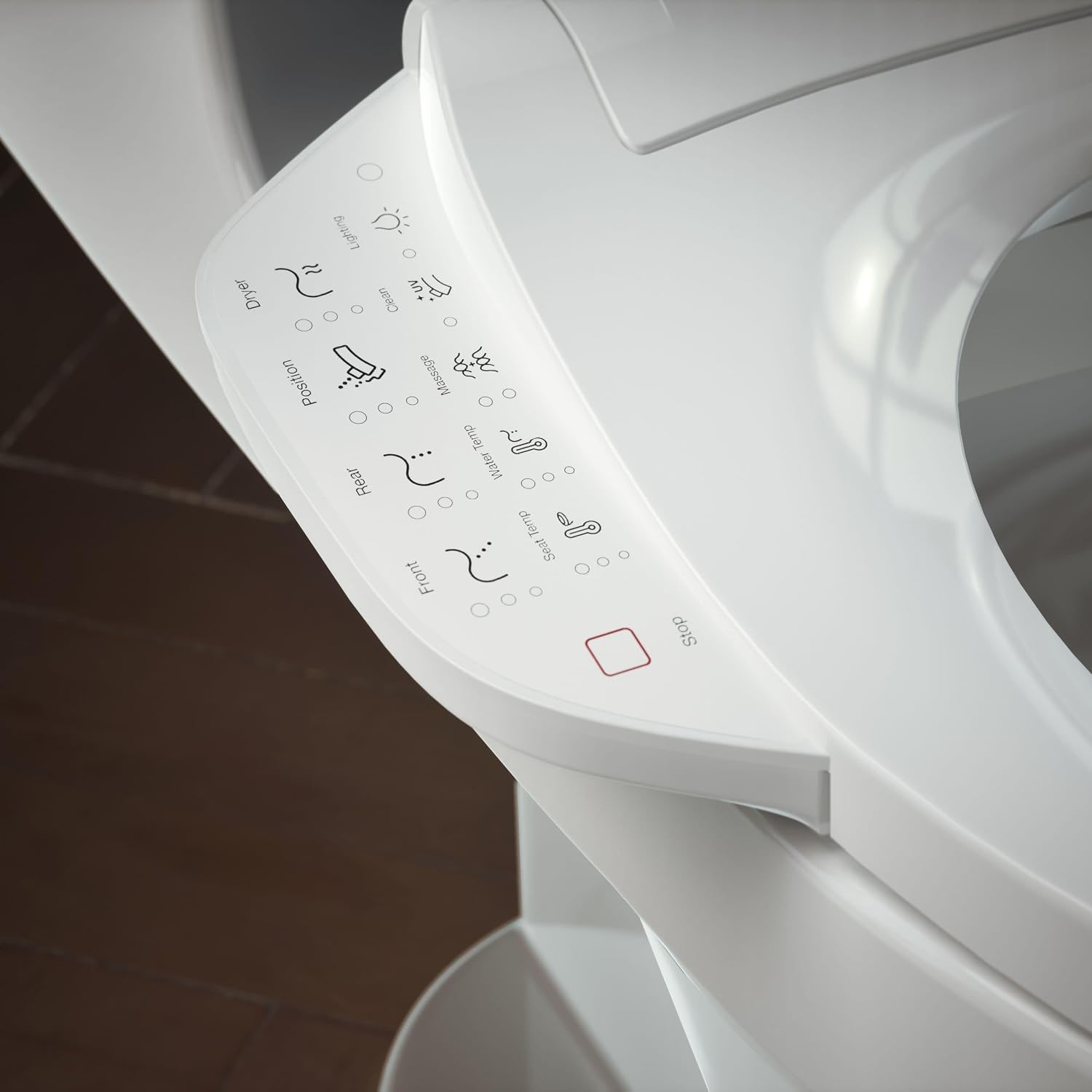 Kohler PureWash E725 Heated Bidet Toilet Seat Elongated, White with Remote, Warm Water, Dryer, Quiet-Close Lid, Self-Cleaning Wand, Adjustable Water Pressure, Nightlight