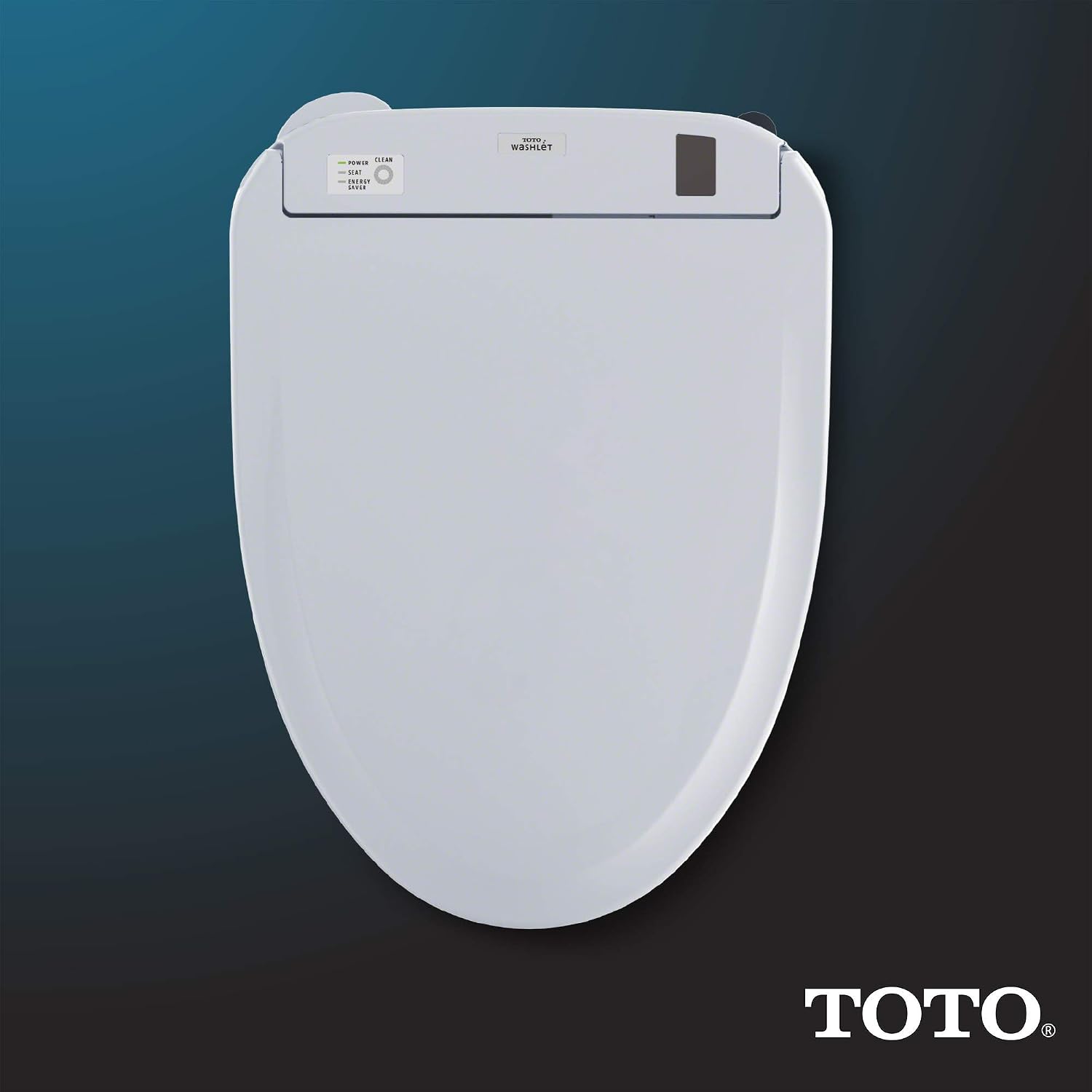 TOTO WASHLET S350e Electronic Bidet Toilet Seat with Auto Open and Close and EWATER+ Cleansing, Round, Cotton White - SW583#01