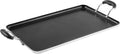 Restaurantware-Met Lux 19 x 11.7 Inch Double Burner Griddles, 10 No-Stick Flat Top Grills - Cool Touch Handles, Compatible With Gas And Electric, Aluminum Griddle Pans, Even-Heating, For Eggs