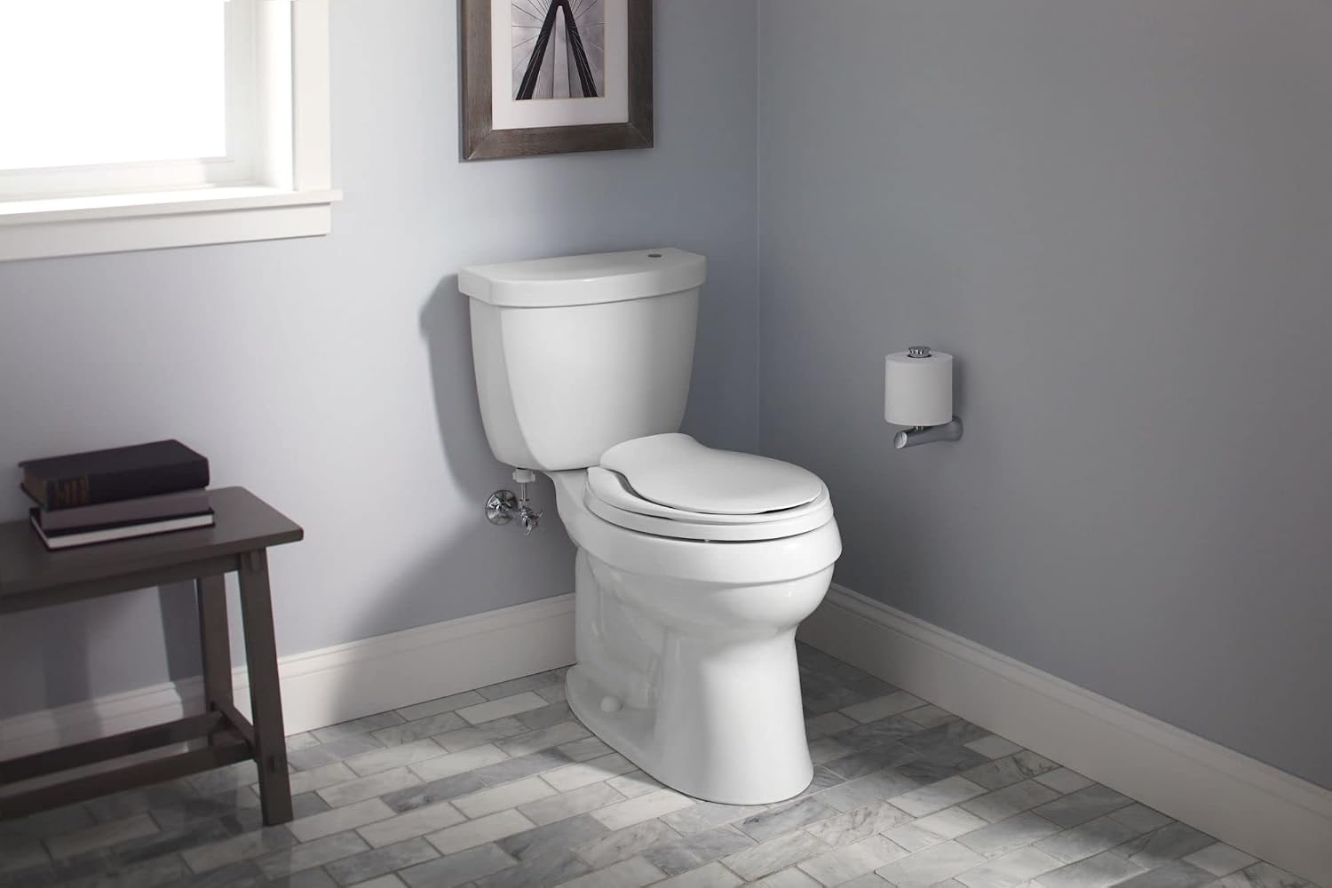 TRANSITIONS® NIGHTLIGHT Q3 TOILET SEAT, Non Ready Latch, Elongated, WHITE