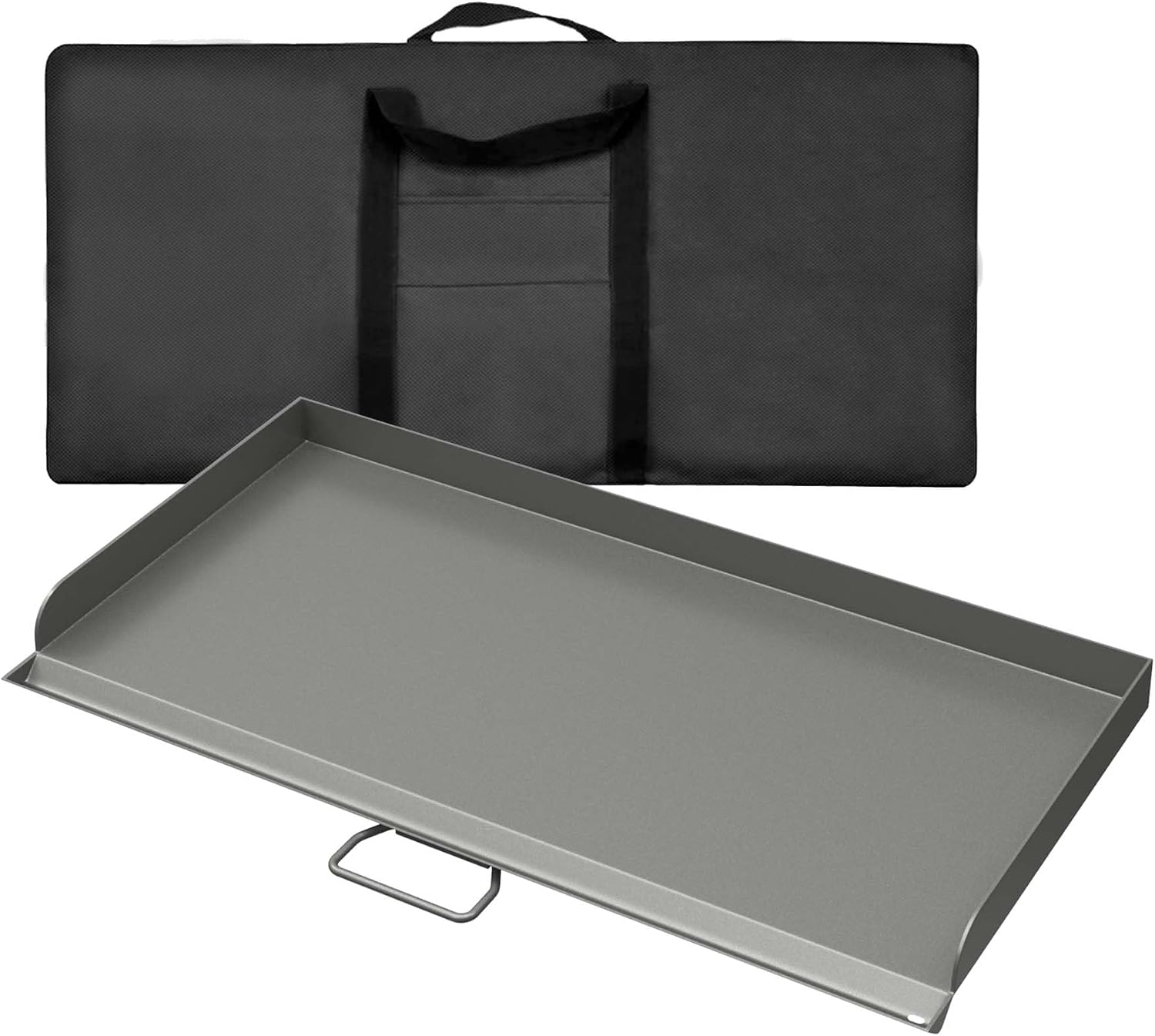 Professional Flat Top Steel Griddle for Camp Chef,Accessories for Camp Chef GB90D, TB90LW, TB90, TB90LWG, TB90LWG15, SPG90B, CCH3 Model Stoves,16'' x 38'' Griddle with Carry Bag