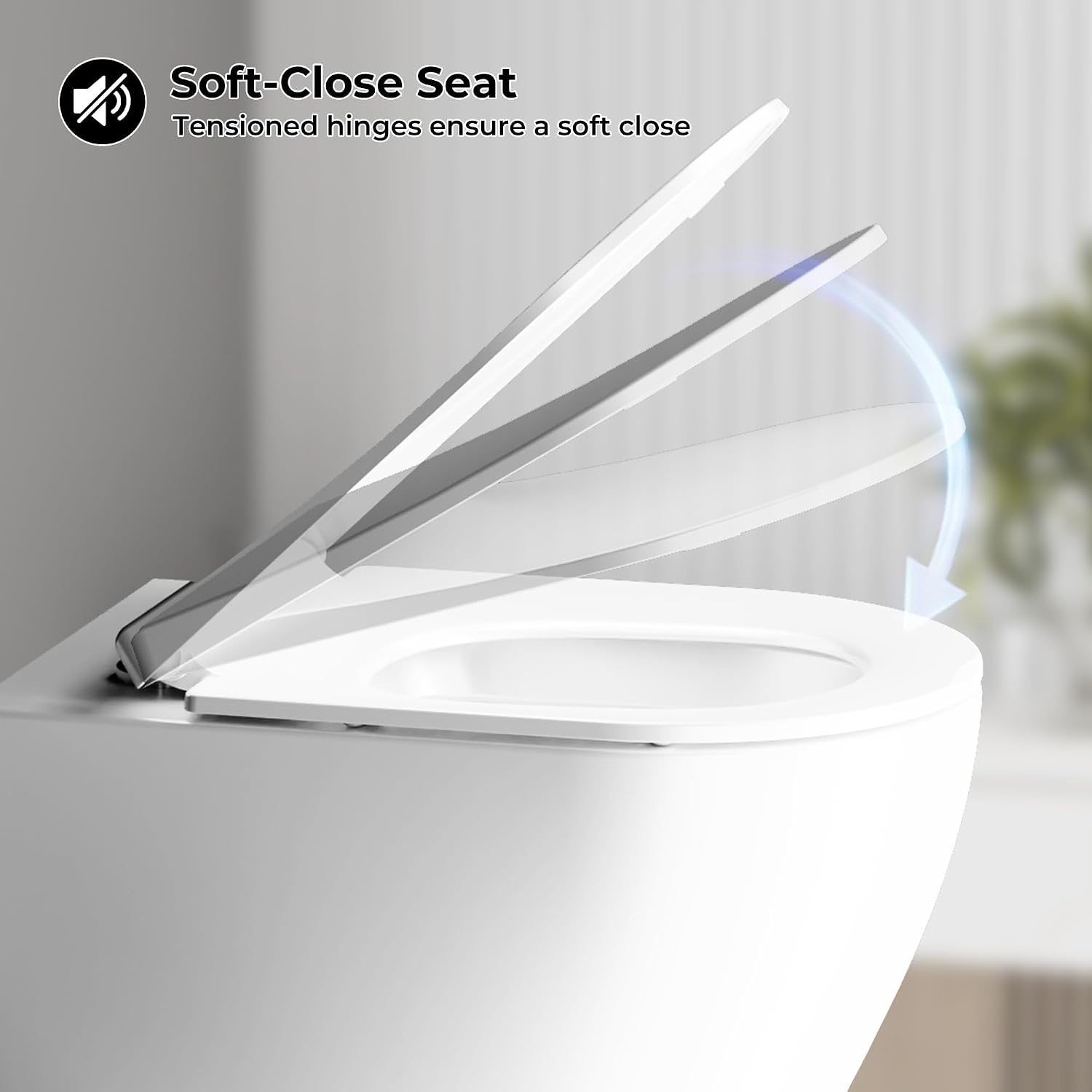 Wall Hung Toilet, Smart Toilet with in-Wall Tank System,One-Piece Bidet Toilet Combo,Heated Seat,Warm Air Dryer,Auto Flush,Space-Saving, Compact, Soft-Close Lid