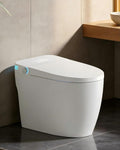 Smart Toilet with Auto Open/Close Lid, One Piece Bidet for Bathroom, Heated Seat, Foot Sensor, 1000 MaP Auto Flush, Instant Warm Water & Dryer, Multiple Wash Modes, Remote Control (ST-MX80)