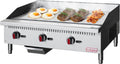 Commercial Gas Griddle - 36' Countertop Griddle. 90,000 BTU Flat Top Griddle, Natural Gas (NG) / Propane, CSA Certified Stainless Steel Teppanyaki Grill for Restaurants
