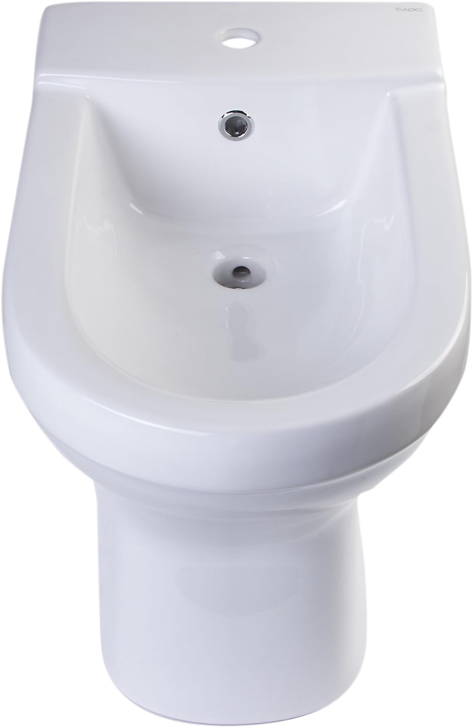 JA1010 Ceramic Bathroom Bidet with Elongated Seat, White