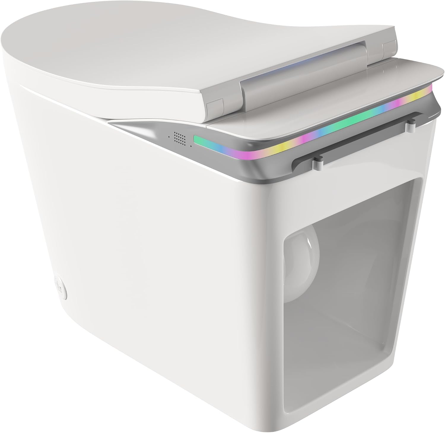 Eridanus One Piece Smart Toilet with Bidet Built in, Electric Bidets with Warm Water Sprayer and Air Dryer, Auto Flush & Lid, ADA Height Elongated Heated Seat, Foot Sensor, Modern Tankless Toilets
