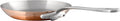 Mauviel M'Heritage 150 S 1.5mm Polished Copper & Stainless Steel Frying Pan With Cast Stainless Steel Handle, 11.8-in, Made In France